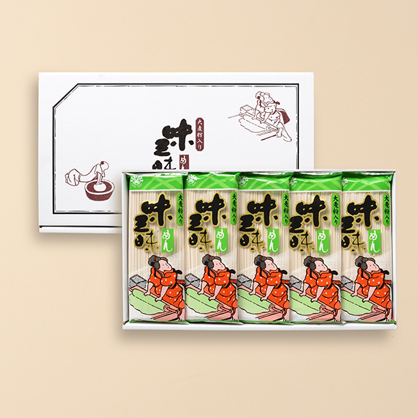 味三昧〈大麦麺（乾麺）〉